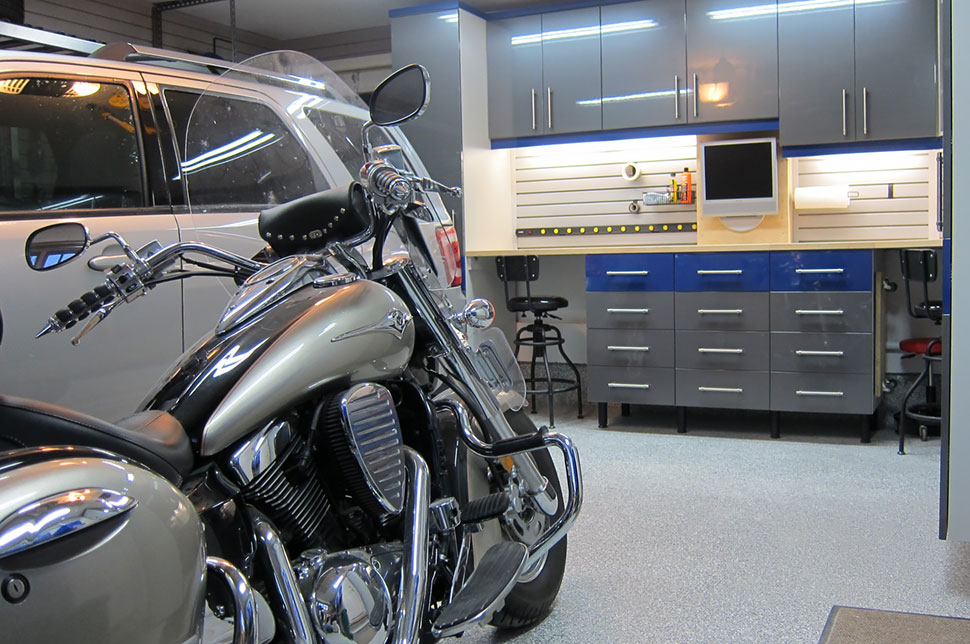 Motorcycle Gear Storage - Garage Storage
