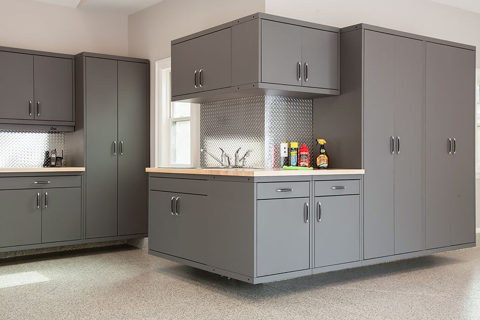 5 Smart Garage Cabinet Ideas That Make, Garage Door Cabinets Kitchen