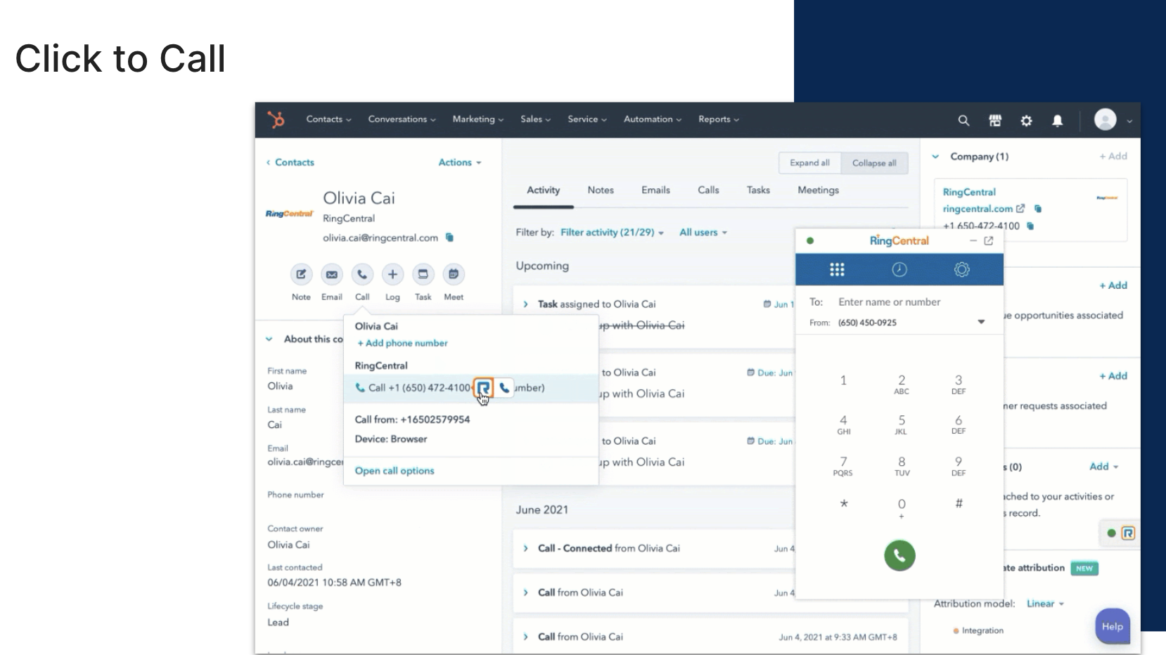 RingCentral Integration