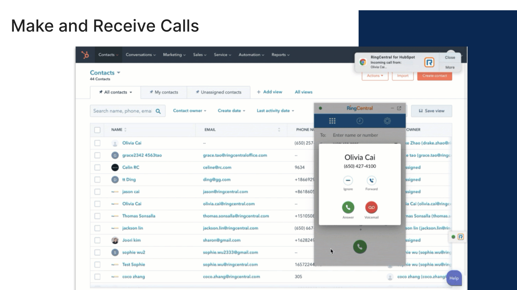 RingCentral Integration