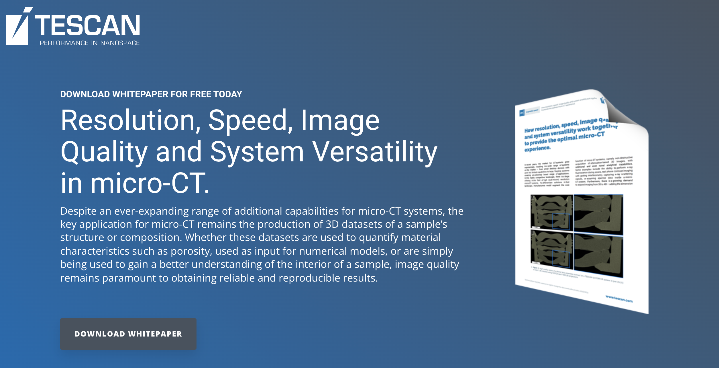 Spatial resolution meets temporal resolution – Tescan UniTOM HR - 2021 -  Wiley Analytical Science