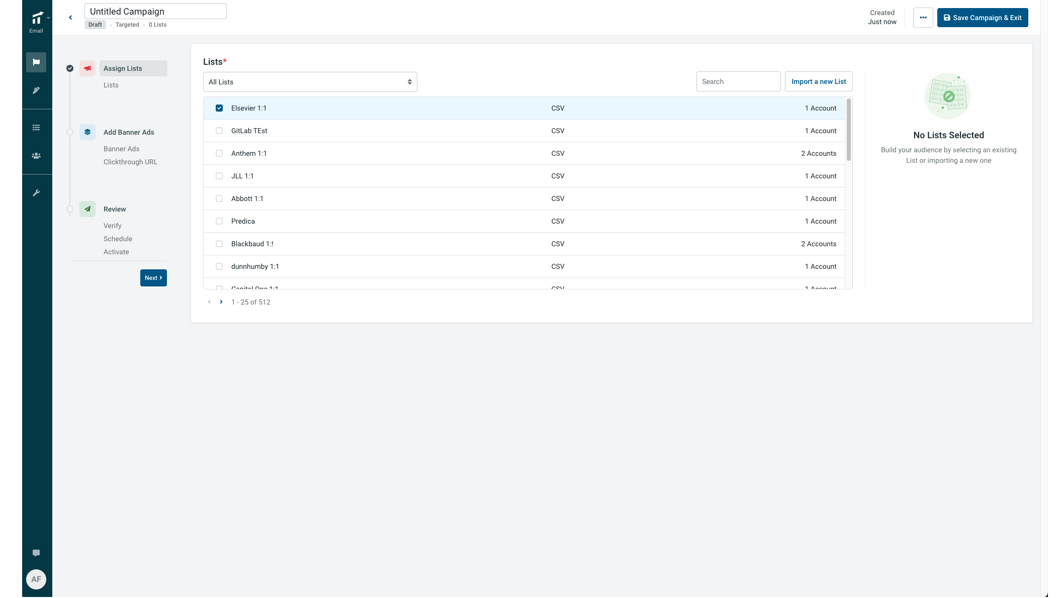 Sync HubSpot Lists to Terminus Email Experiences Campaigns
