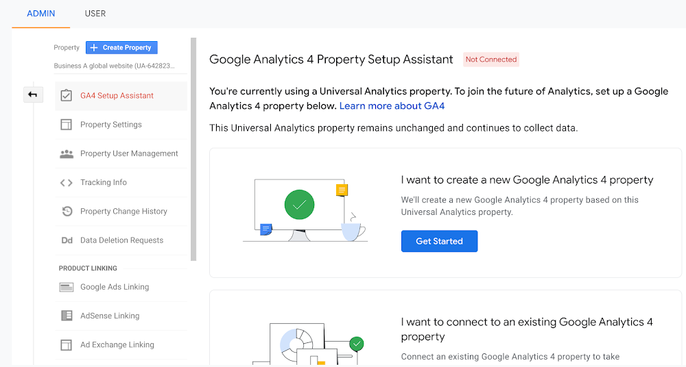 Google Analytics 4 Setup Assistant
