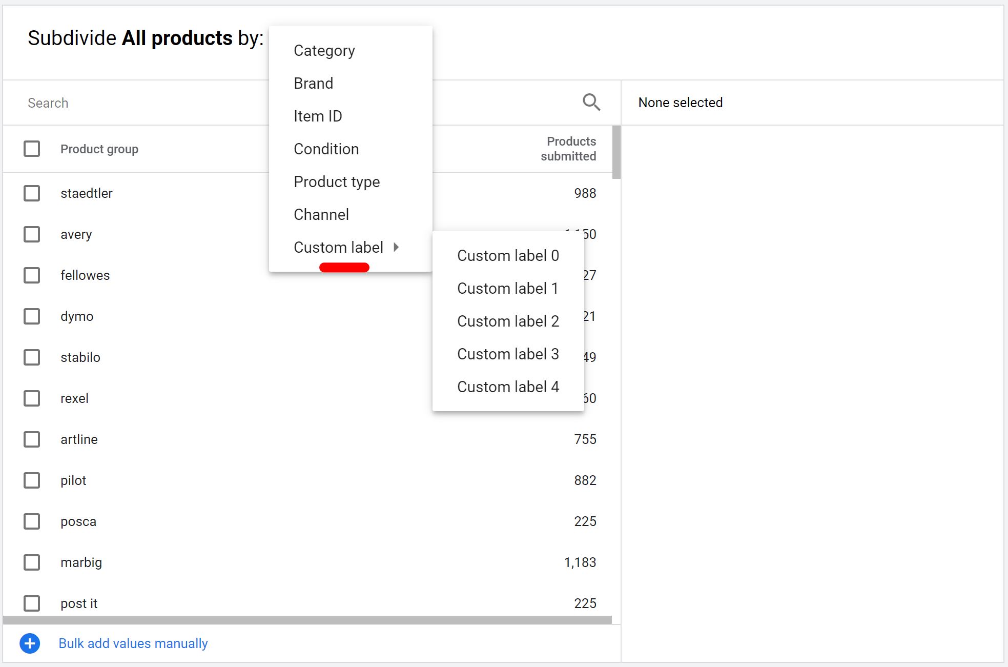 Google Smart Shopping Campaign - Segment By Custom Label