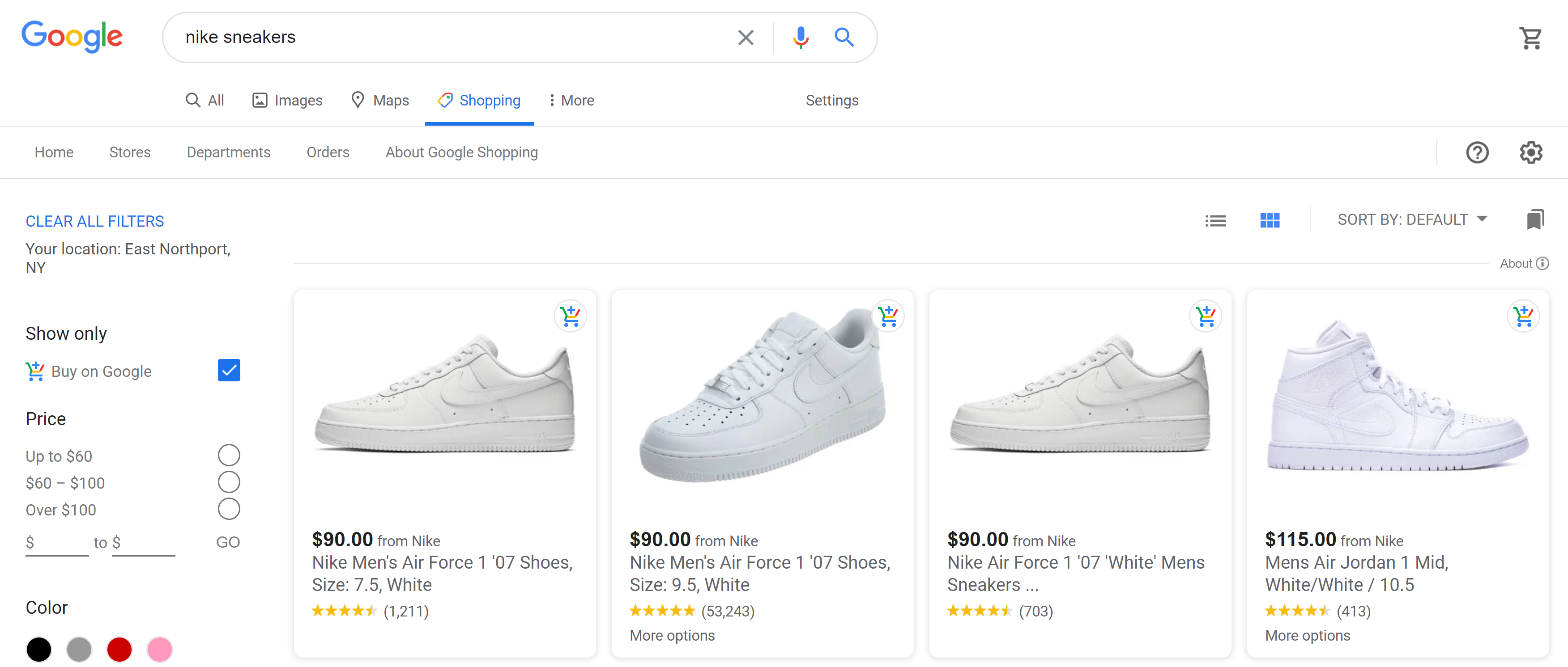 Shopping Actions Tab Buy on Google