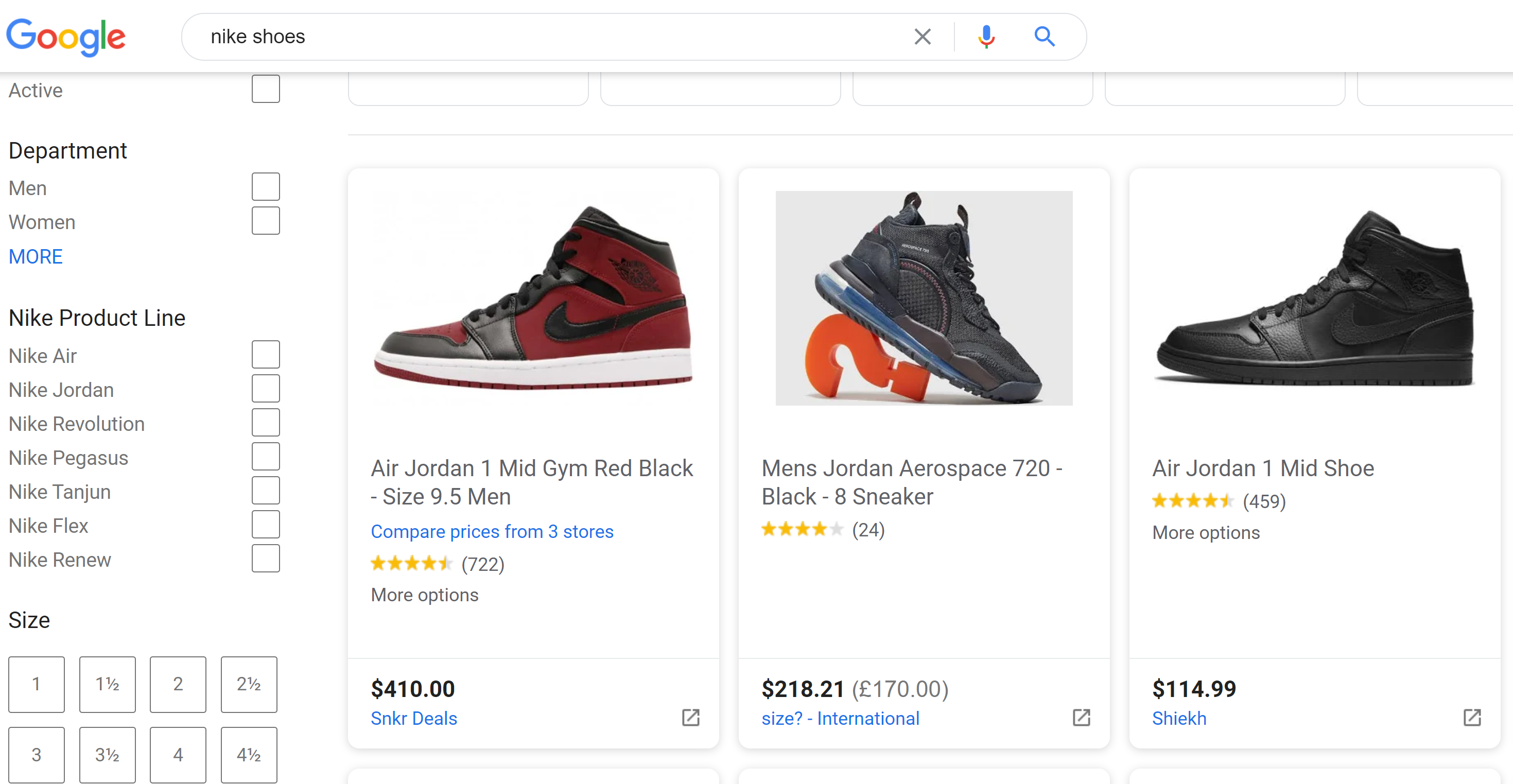 Google Shopping Free Listings