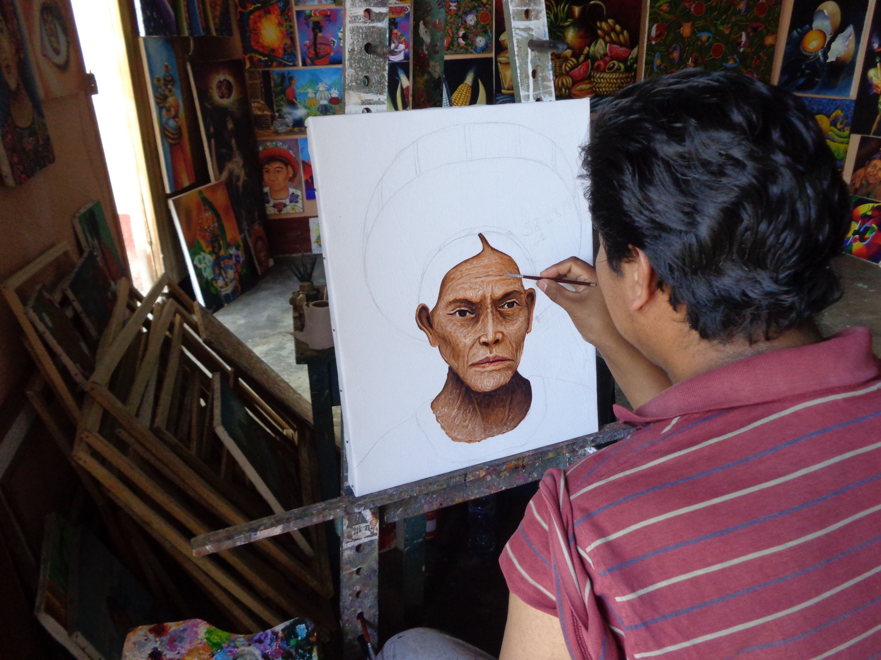 purpose man painting