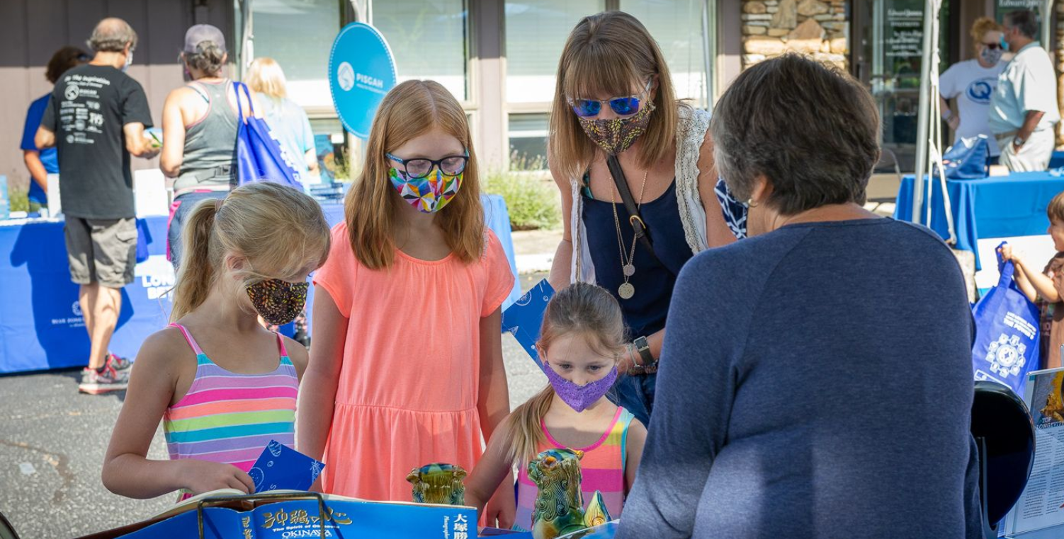 family at Blue Zones Project Brevard kickoff event