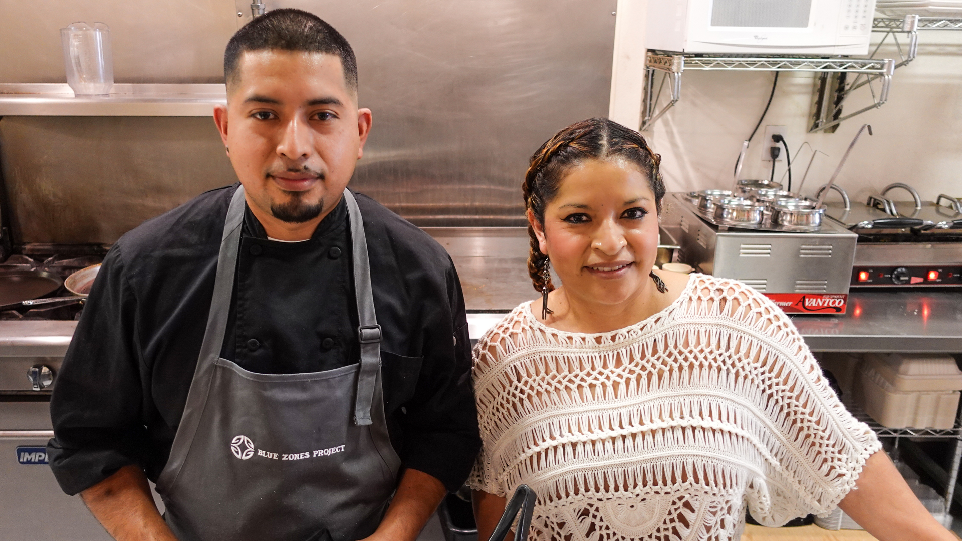 Chef Roman and Owner Maribel