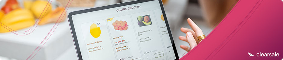 products in an online store
