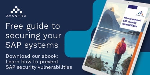 Read Avantra's SAP security ebook.