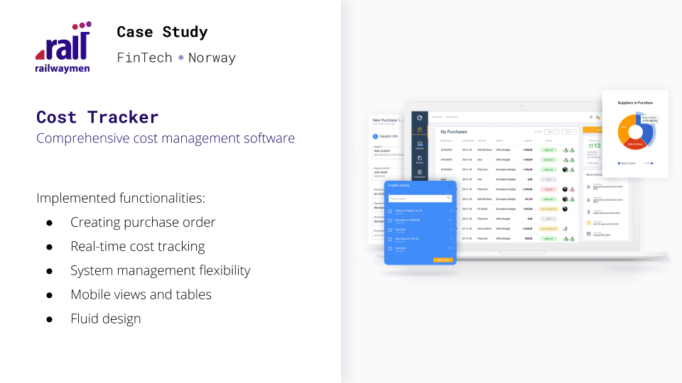 Ruby on Rails development - CostTracker case study