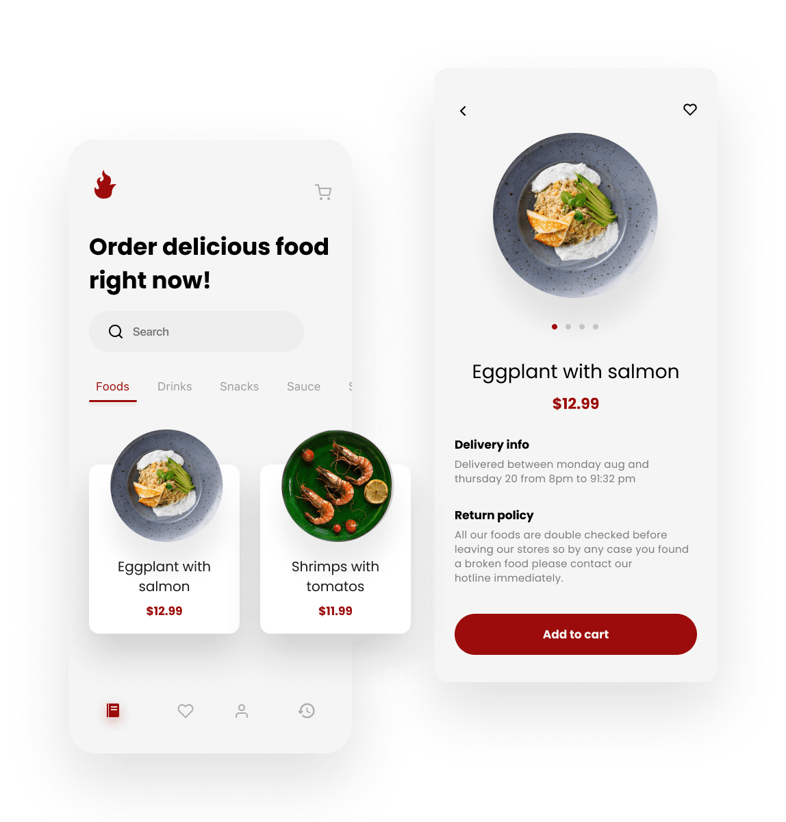 Food delivery app idea