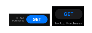 in app purchases buttons