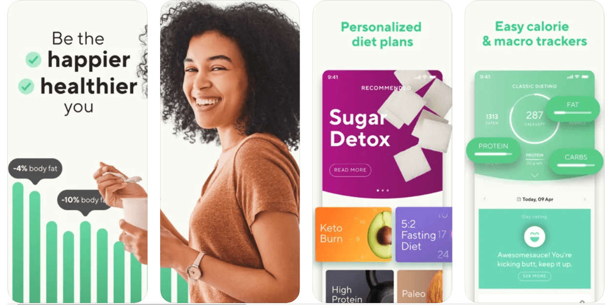 Tracking nutrition App: Lifesum