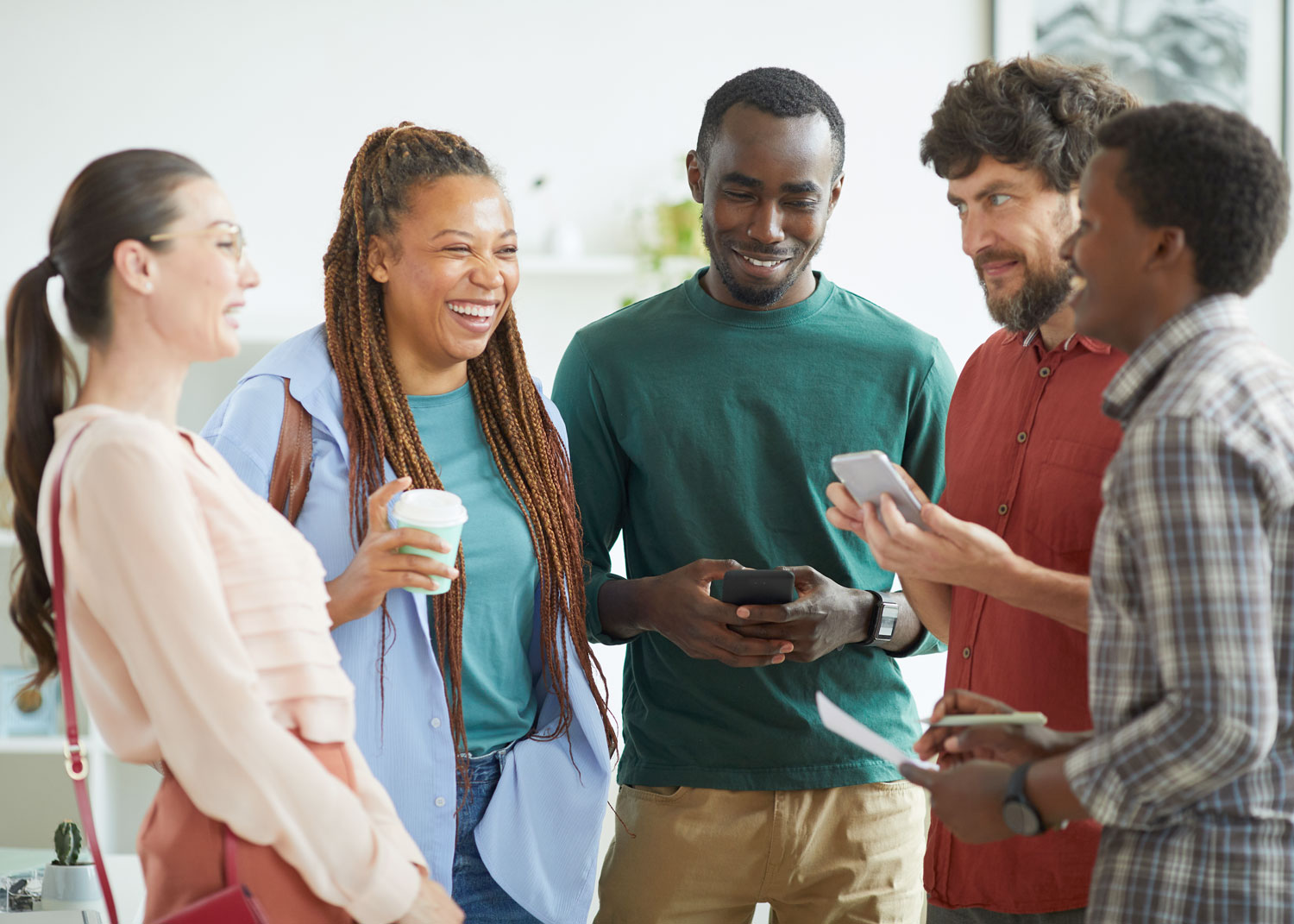 diverse-business-team-laughing