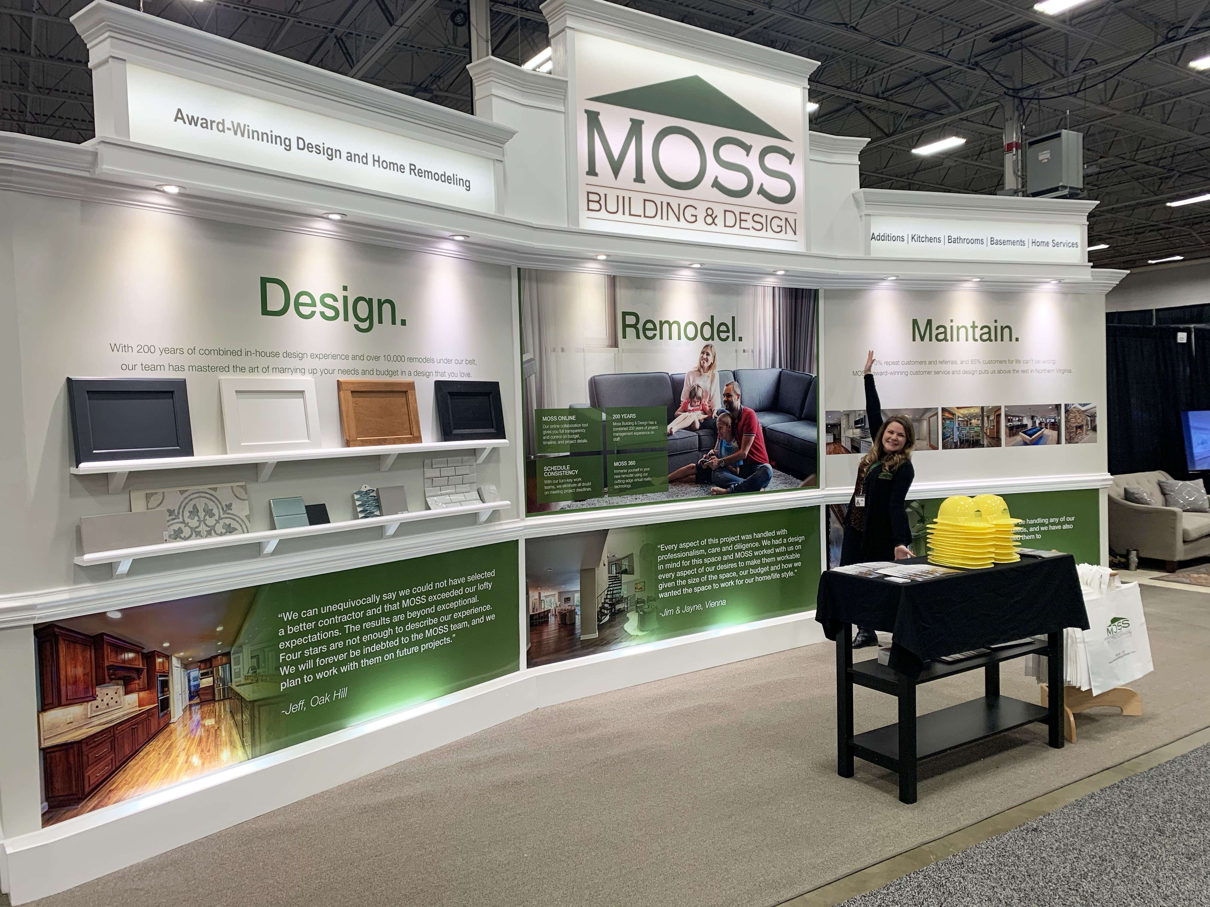 Moss Building & Design at the Arlington, VA Home Show