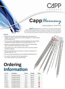 CAPP Harmony Serological Pipettes Brochure