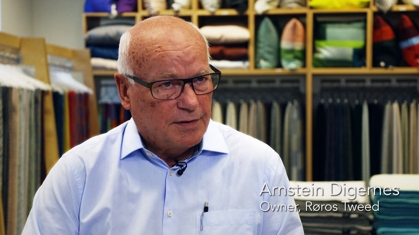 Roros Tweed owner Arnstein Digernes
