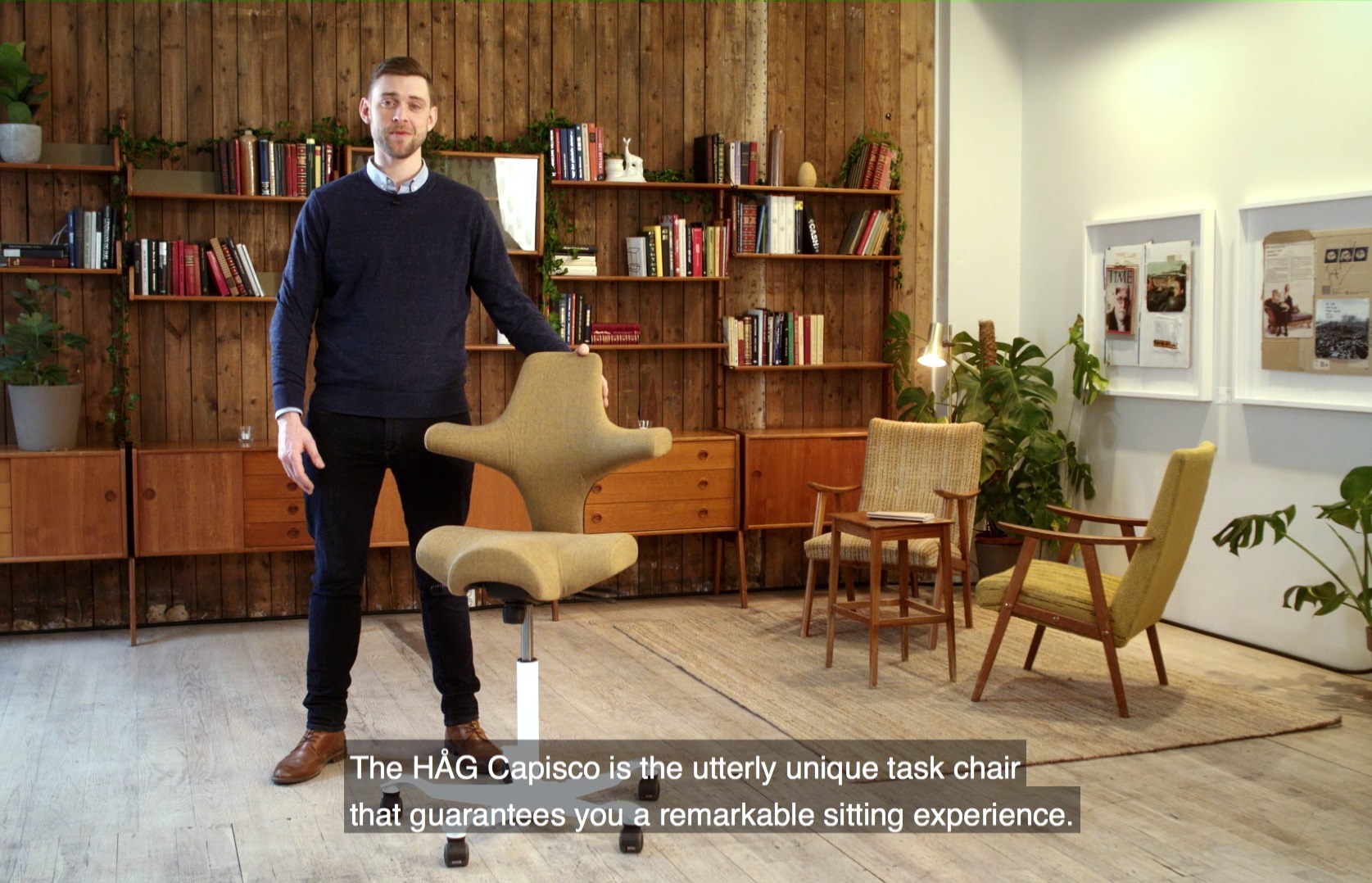 HÅG Capisco video about the qualities of the ergonomical design behind desk chair