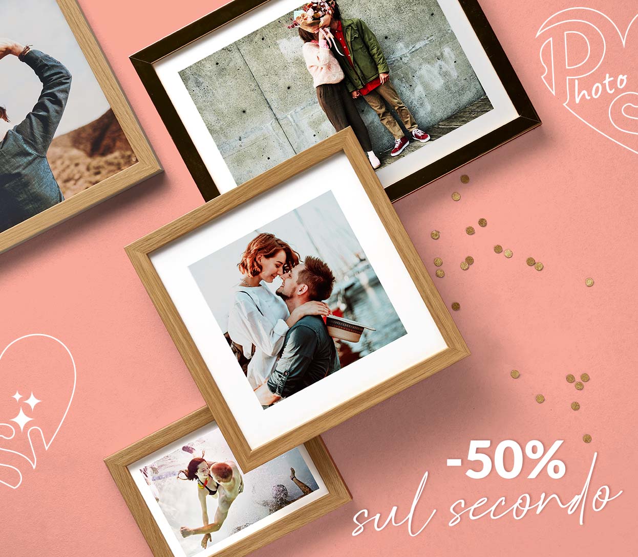 -50 % sul secondo prodotto