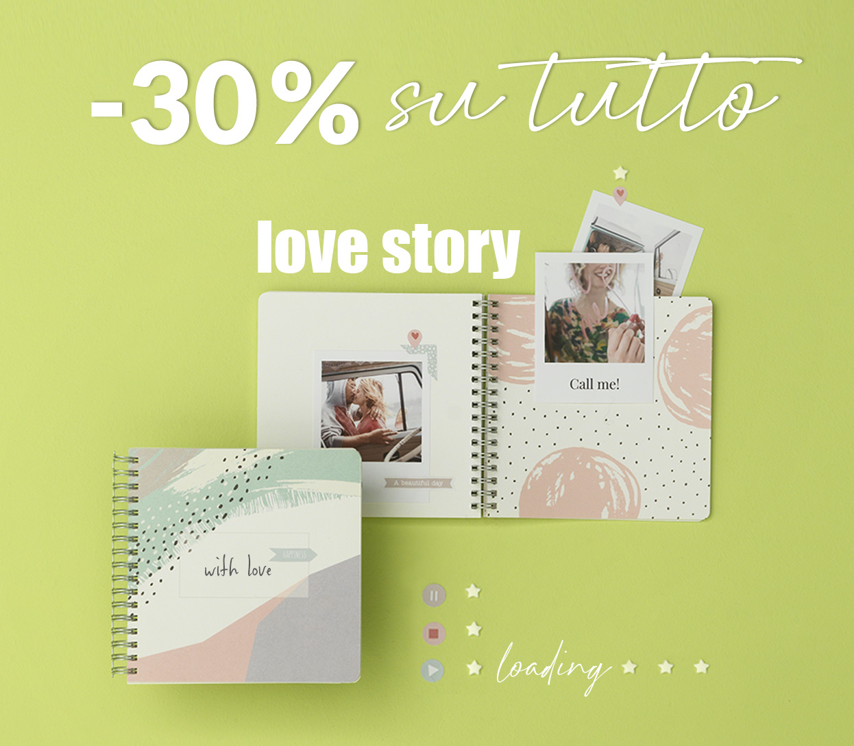 -30% su tutto (ordine minimo 30€)