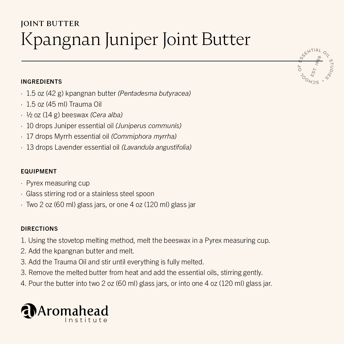 Kpangnan Juniper Joint Butter
