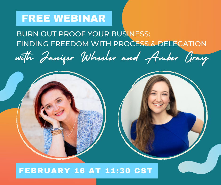 Burn Out Proof Your Business Webinar - February 