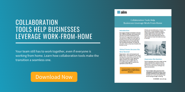 Free Tip Sheet: Collaboration Tools Help Businesses Leverage Work-From-Home