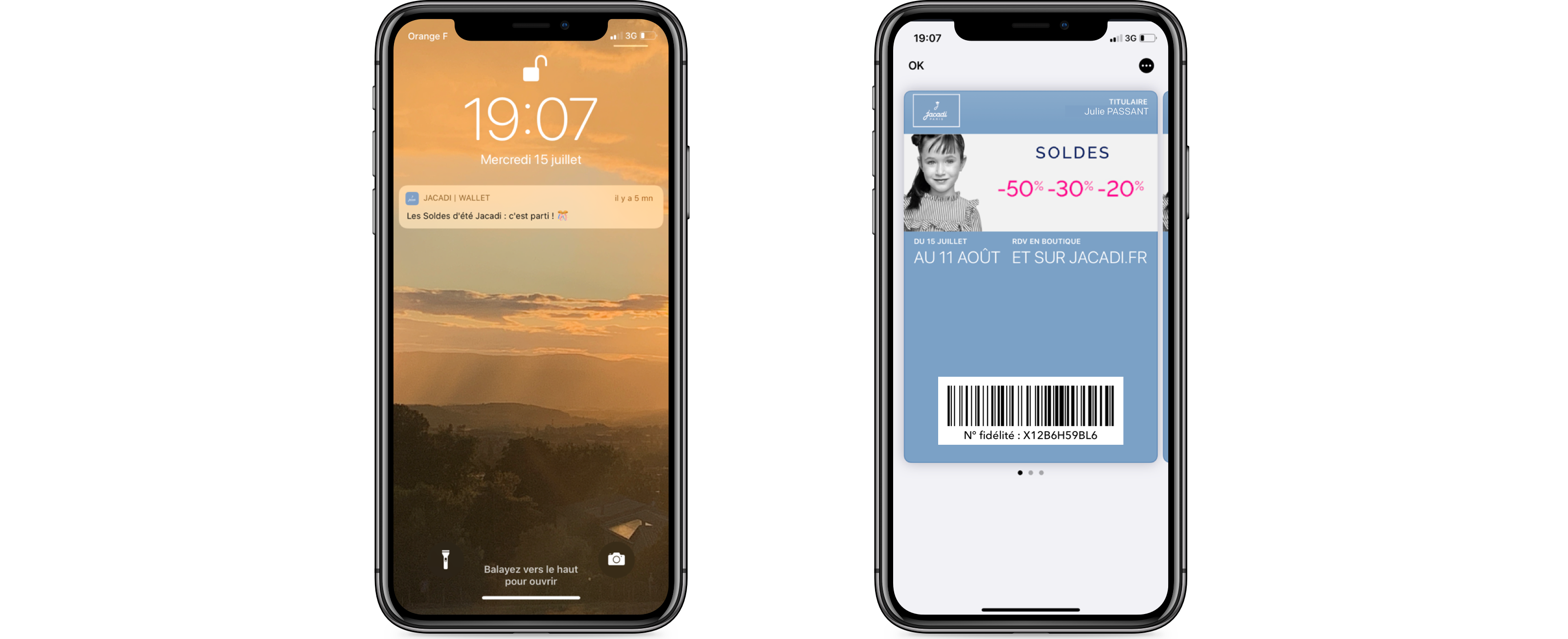 Jacadi - Wallet mobile soldes dété 2020