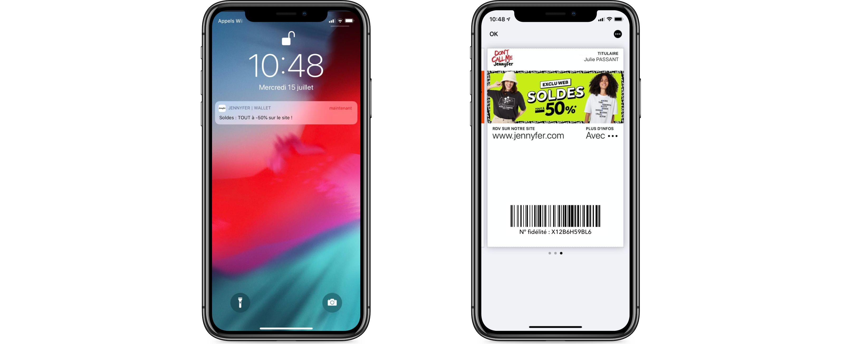 Jennyfer - Wallet mobile soldes dété 2020