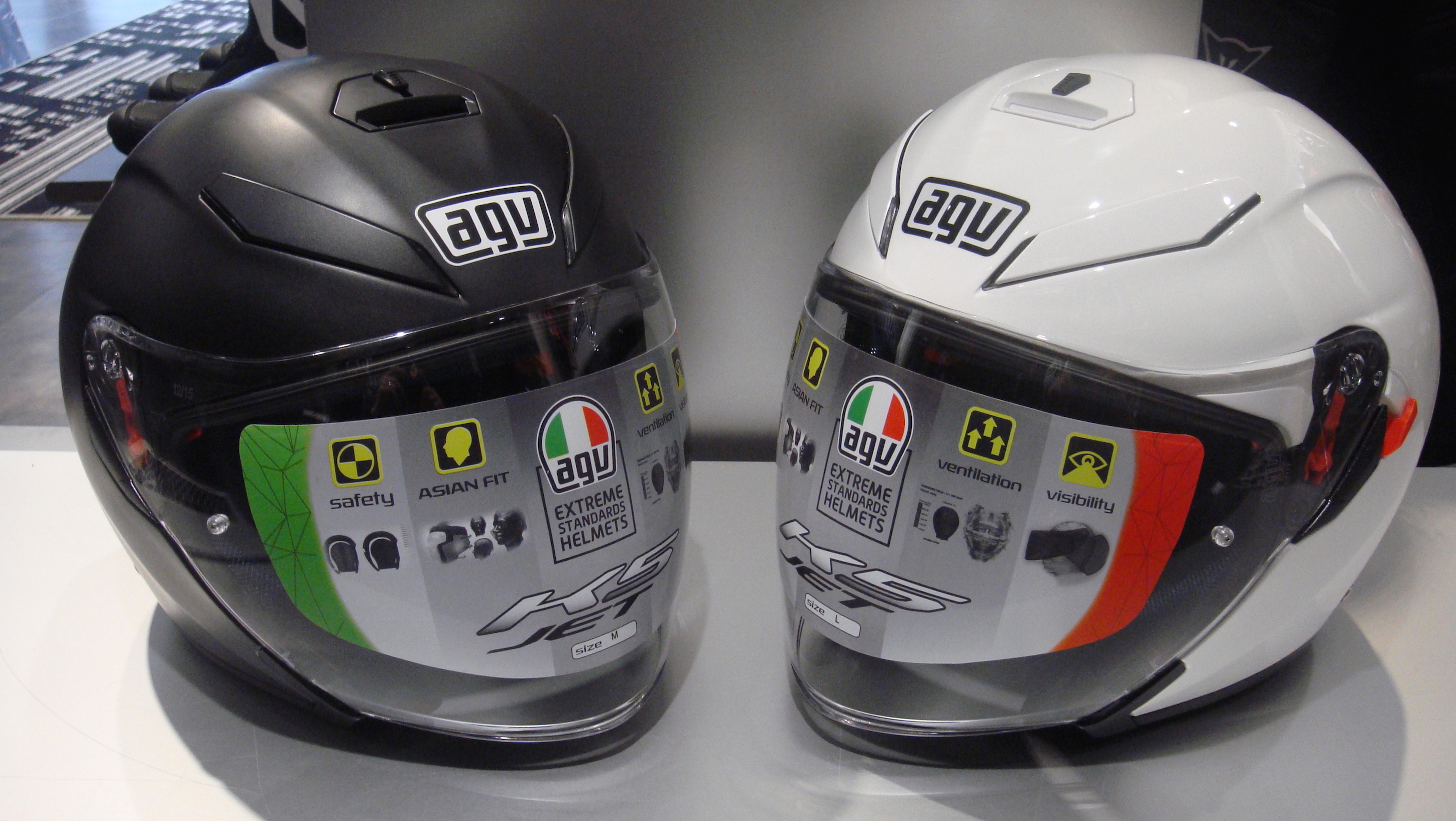 AGV K-3 SVの性能とAGV K-5 JETのご紹介♪