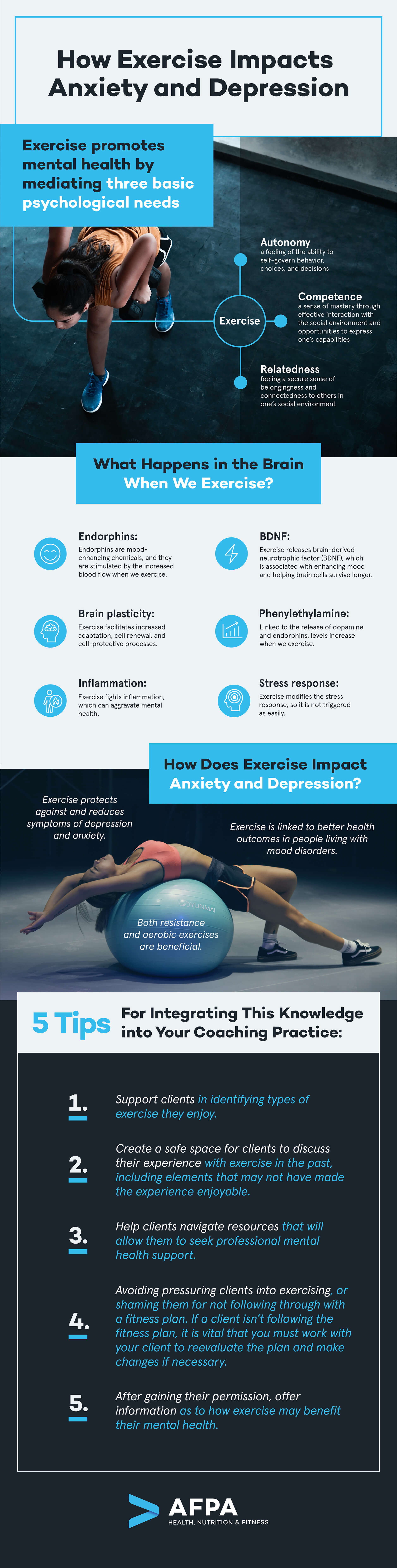 How exercise Impacts Anxiety and Depression