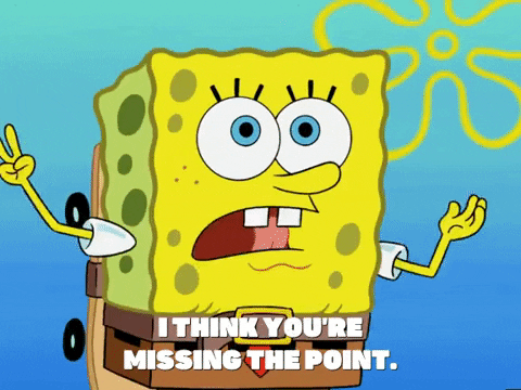 Missing the point GIF