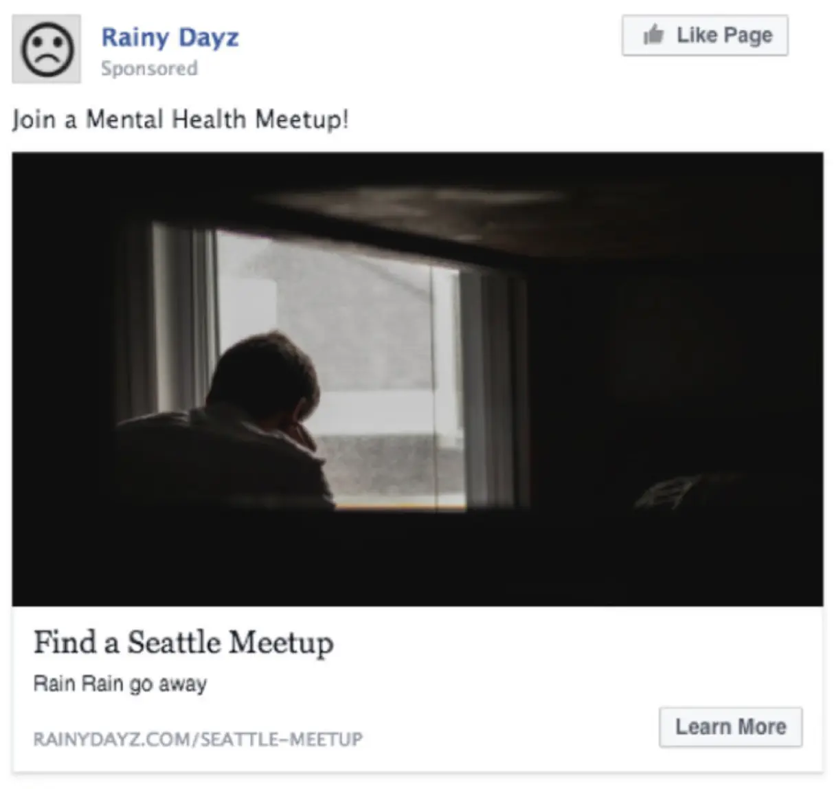 bad facebook ads examples rainy dayz