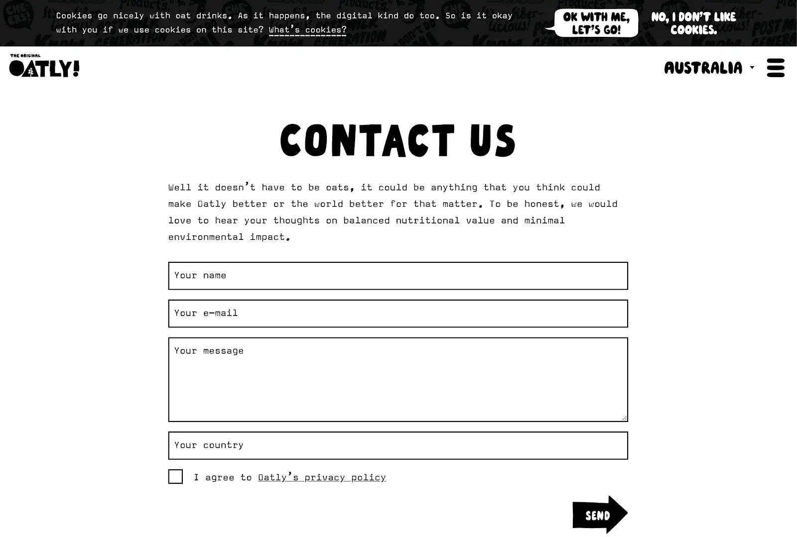 best contact us page examples oatly