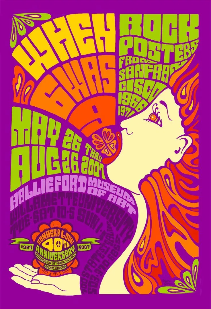graphic design styles defined psychedelic poster