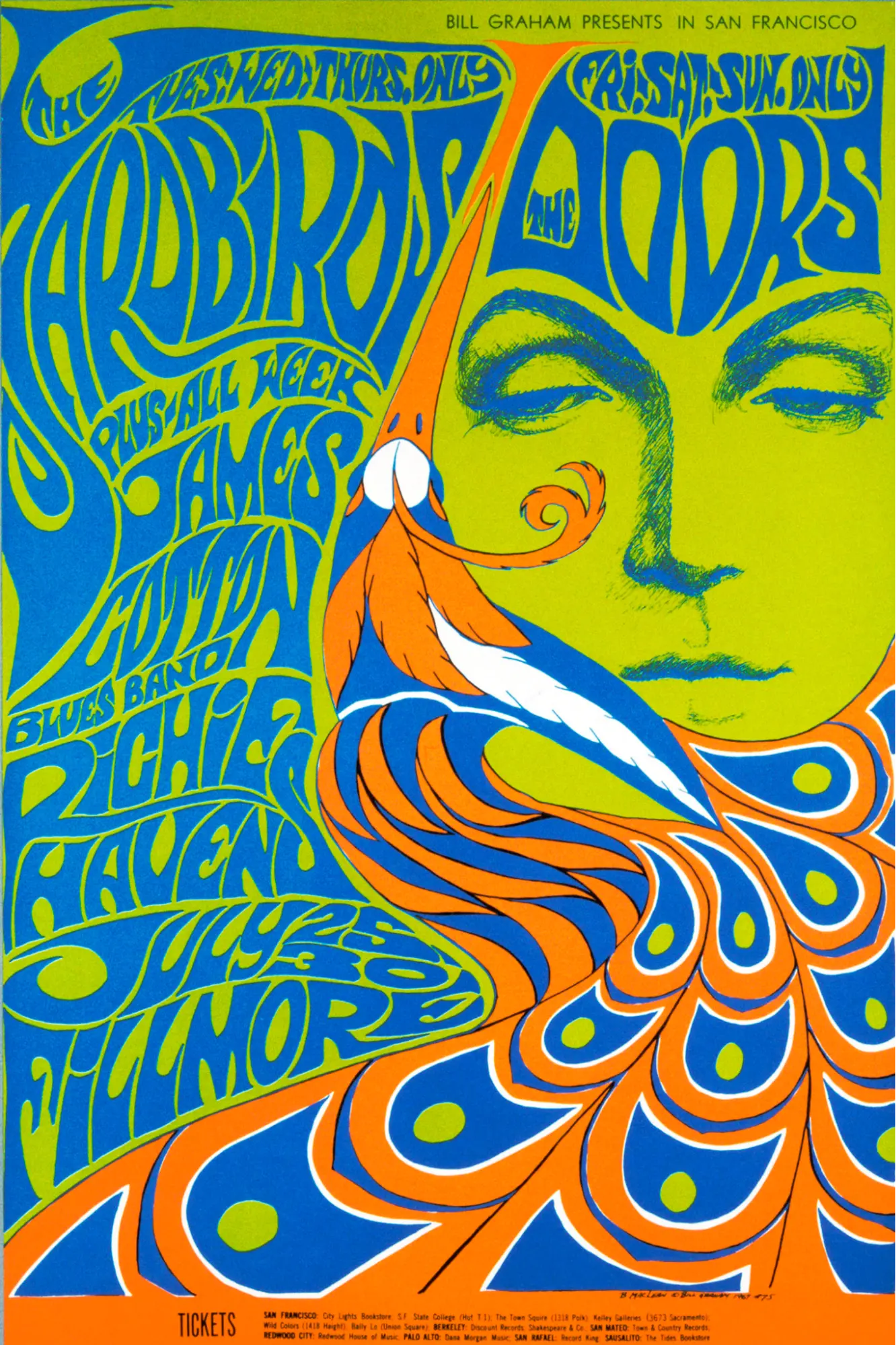 psychedelic design doors concert bonnie maclean