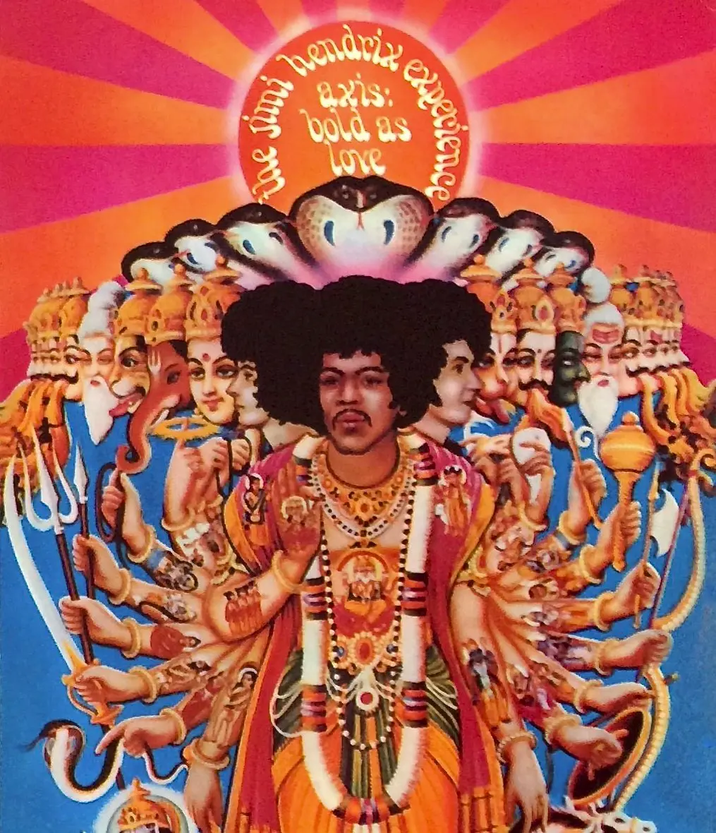 psychedelic graphic design jimmy hendrix