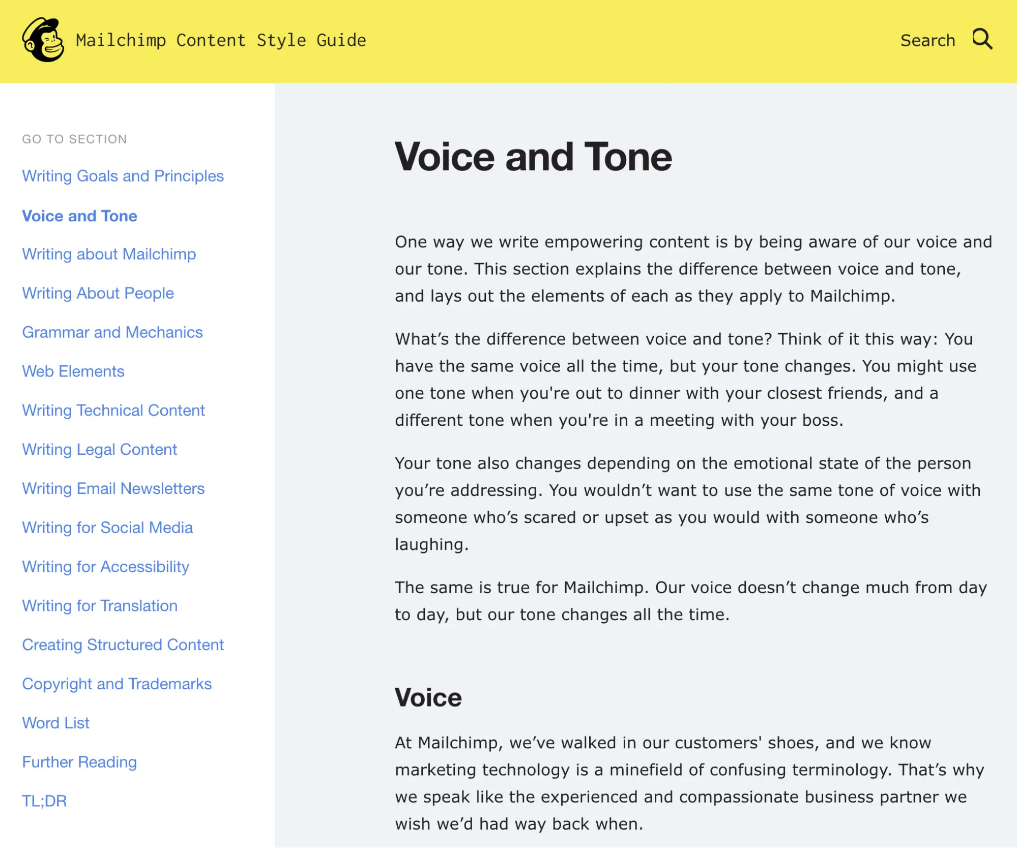 what is a style guide mailchimp
