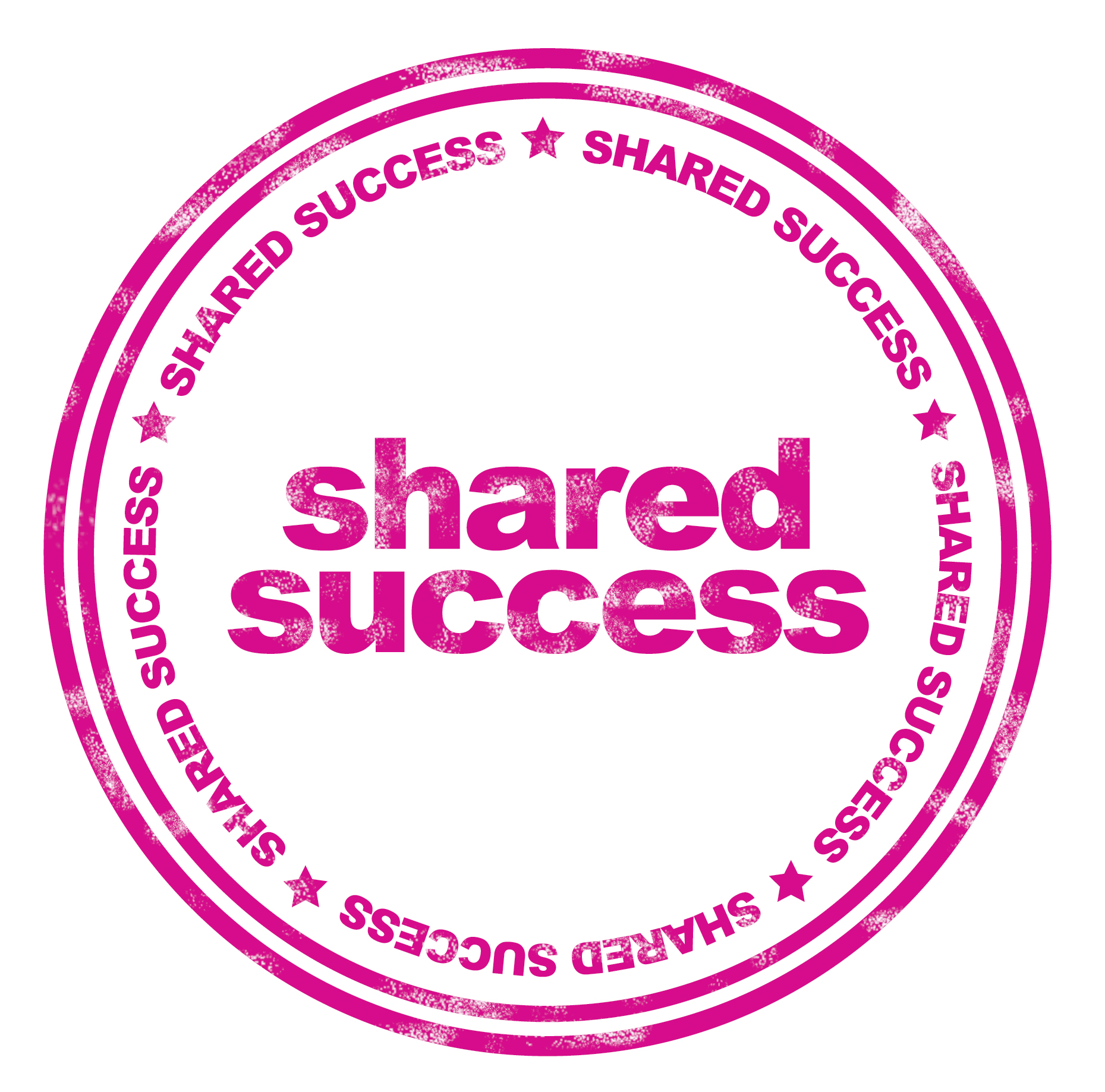 shared success on white