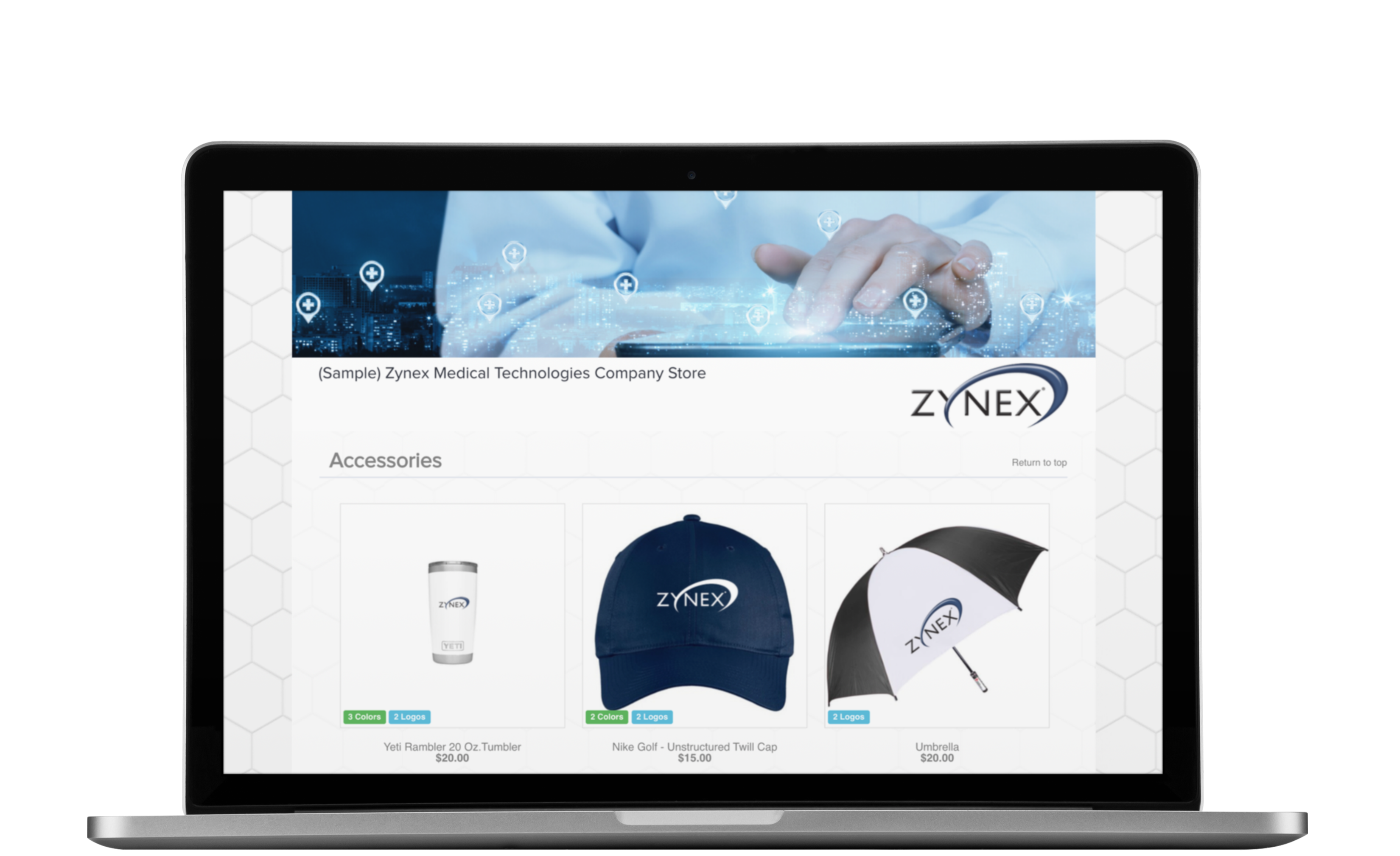 Medical Technologies Corporate Employee Online Store OrderMyGear