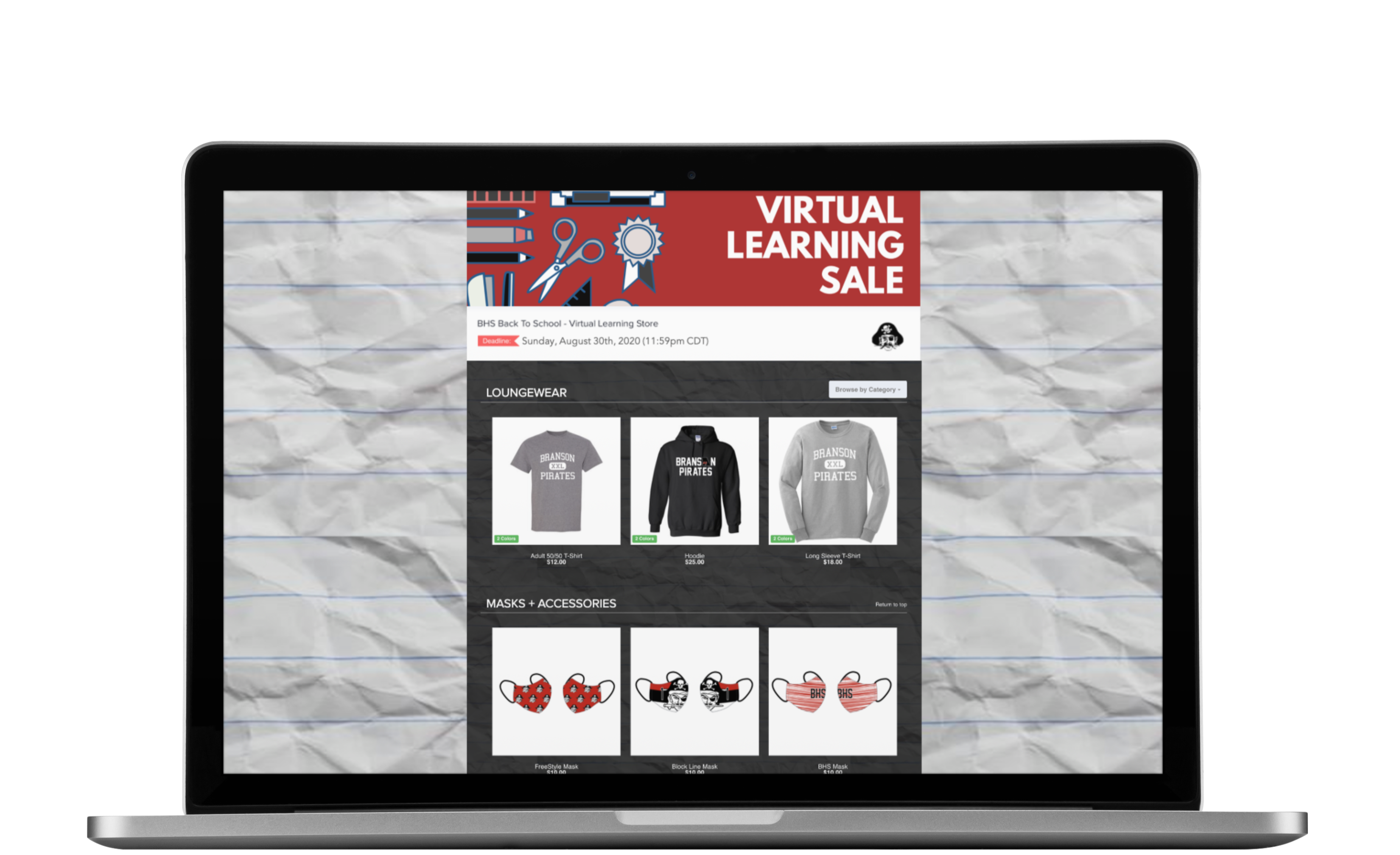 back to school virtual learning omg online store