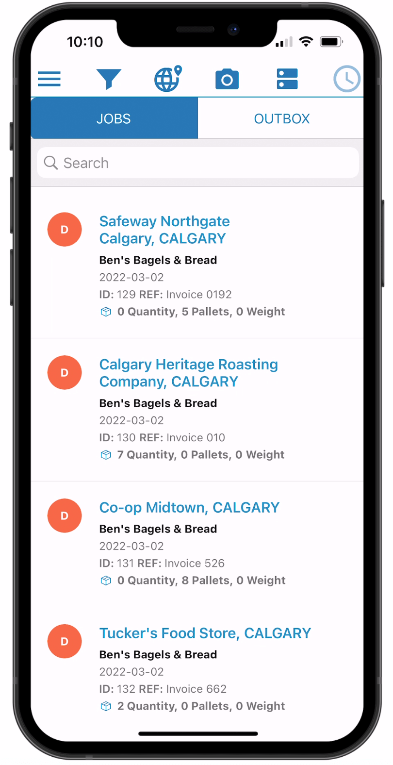 Allocate consignments automatically