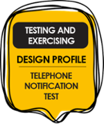 T2: Design Profile for Telephone Notification Test