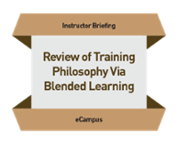 Review of Training Philosophy Via Blended Learning