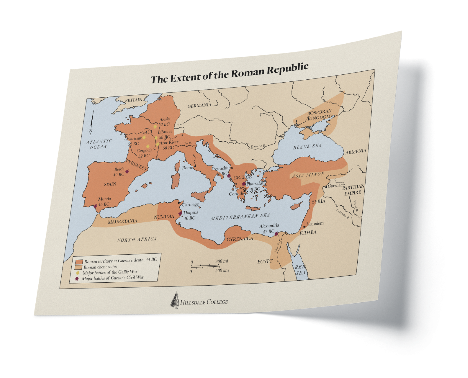 Map of the Roman Republic