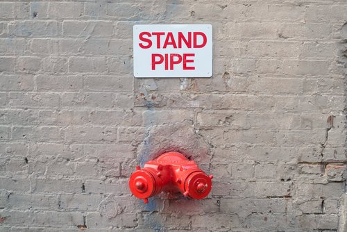 stand pipe for fire fighters