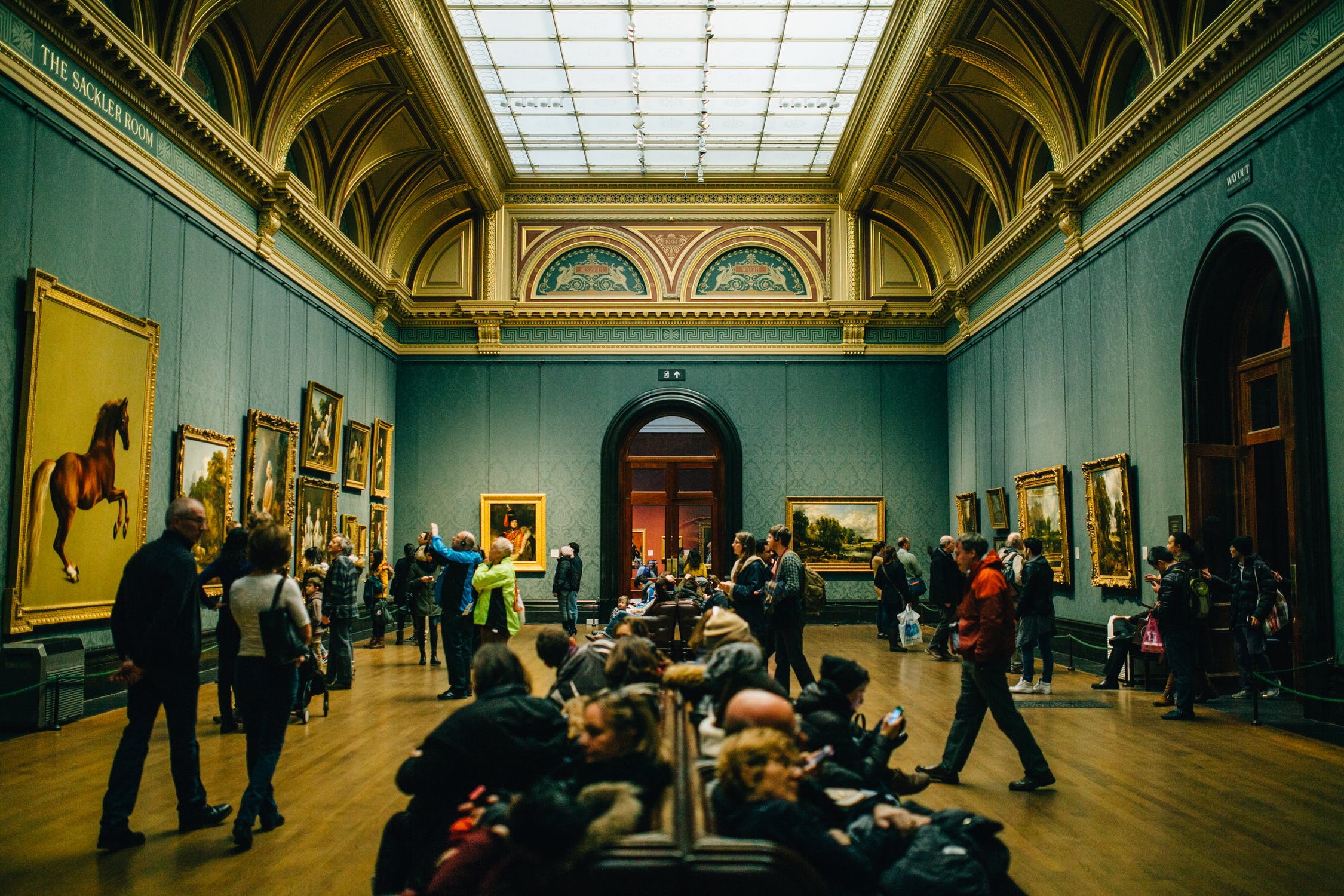 crowds at museums