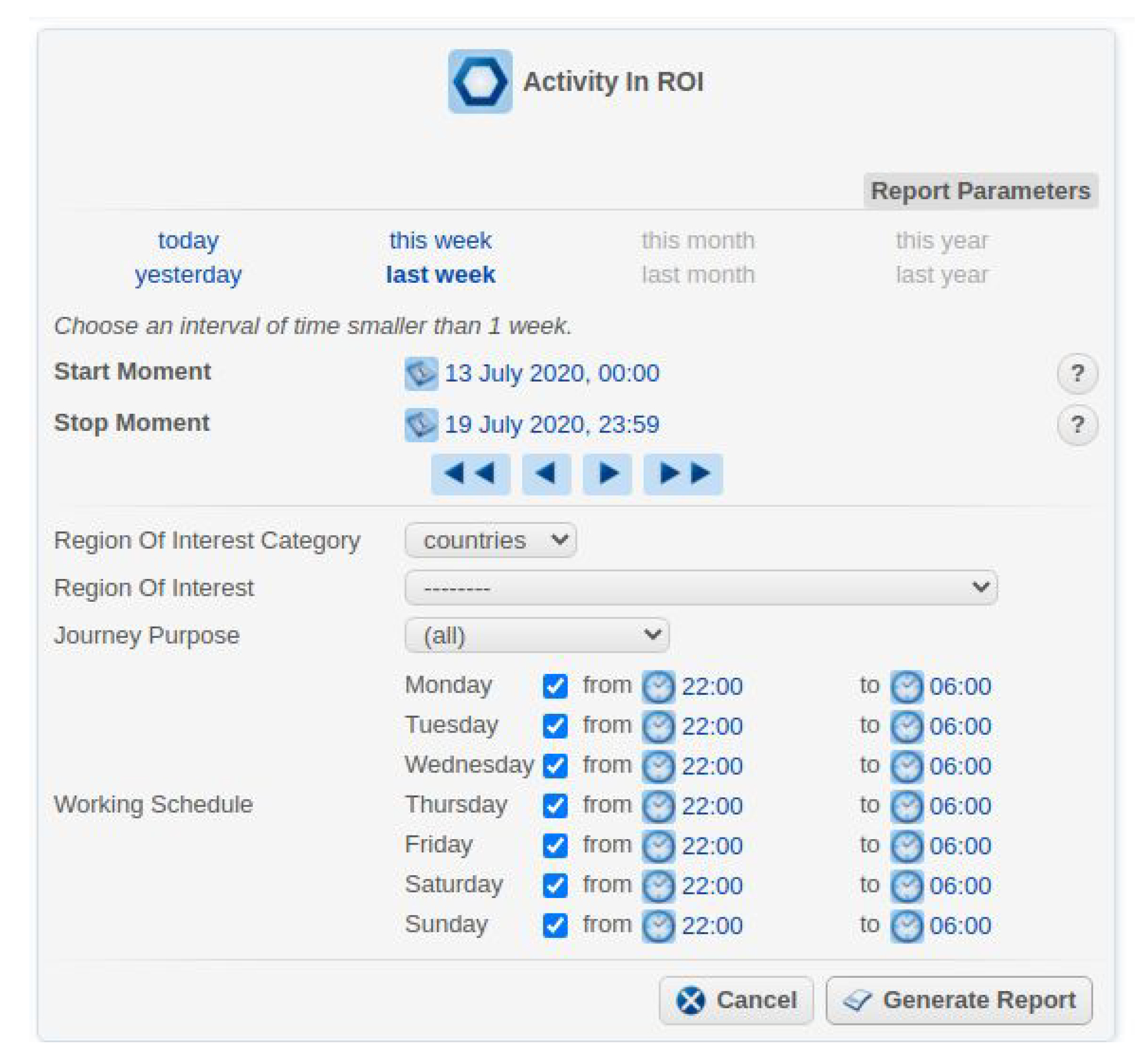 activitati in roi - program flota auto safefleet